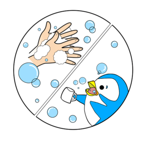 こまめな手洗い・うがい